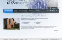Strona WWW dla firmy KSProjekt