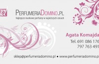 Wizytówka dla Perfumerii Domino
